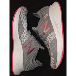 New Balance Fresh Foam Roav Womens Shoes Sz 6 M Athletic Gray‎ PINK Sneakers